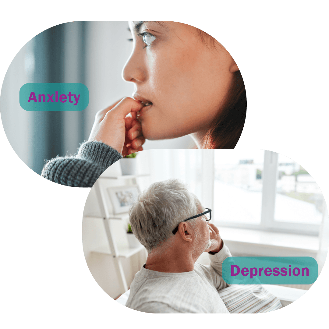 A picture of anxiety and depression service offered by Reset Today